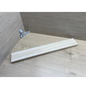 Клён Белый Явор, Волнистый заготовка грифа для безголовой гитары Радиал А Волна АА 26х(28-29-28)х615 мм, из 3х частей (присутствуют сучки)-2