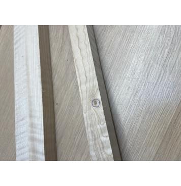 Клён Белый Явор, Волнистый заготовка грифа для безголовой гитары Радиал А Волна АА 26х(28-29-28)х615 мм, из 3х частей (присутствуют сучки)-3