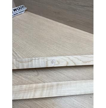 Клён Белый Явор, Волнистый заготовка грифа для безголовой гитары Радиал А Волна АА 26х(28-29-28)х615 мм, из 3х частей (присутствуют сучки)-7