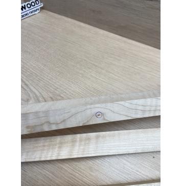 Клён Белый Явор, Волнистый заготовка грифа для безголовой гитары Радиал А Волна АА 26х(28-29-28)х615 мм, из 3х частей (присутствуют сучки)-9