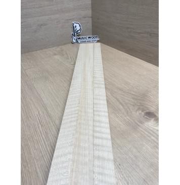 Клён Белый Явор, Волнистый заготовка грифа для безголовой гитары Радиал А Волна АА 26х(28-29-28)х615 мм, из 3х частей (присутствуют сучки)-8