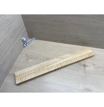 Клён Белый Явор, Волнистый заготовка грифа для безголовой гитары Радиал А Волна АА 26х(28-29-28)х615 мм, из 3х частей (присутствуют сучки)-0