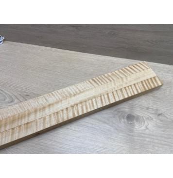 Клён Белый Явор, Волнистый заготовка грифа для безголовой гитары Радиал А Волна АА 26х(28-29-28)х615 мм, из 3х частей (присутствуют сучки)-13