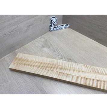 Клён Белый Явор, Волнистый заготовка грифа для безголовой гитары Радиал А Волна АА 26х(28-29-28)х615 мм, из 3х частей (присутствуют сучки)-18