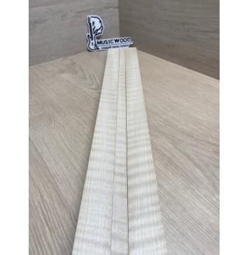 Клён Белый Явор, Волнистый заготовка грифа для безголовой гитары Радиал ААА Волна ААА 25.5х(30-13.5-30)х615 мм, из 3х частей-8