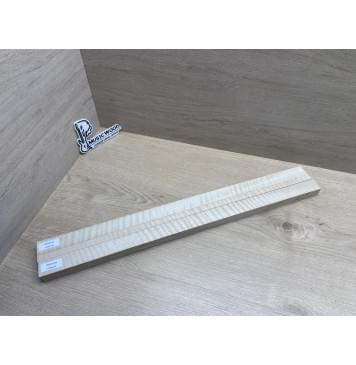 Клён Белый Явор, Волнистый заготовка грифа для безголовой гитары Радиал ААА Волна ААА 25.5х(30-13.5-30)х615 мм, из 3х частей-15