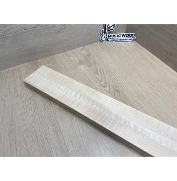 Клён Белый Явор, Волнистый заготовка грифа для безголовой гитары Радиал ААА Волна АА 25.5х(29-17.5-29)х625 мм, из 3х частей-4