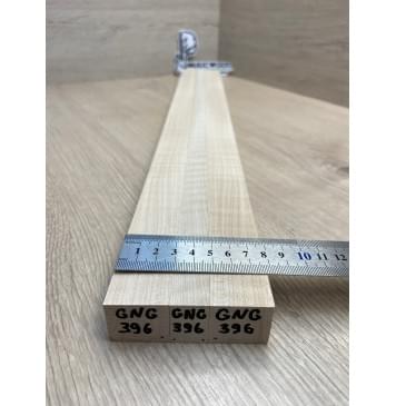 Клён Белый Явор, Волнистый заготовка грифа для безголовой гитары Радиал ААА Волна АА 25.5х(29-17.5-29)х625 мм, из 3х частей-5