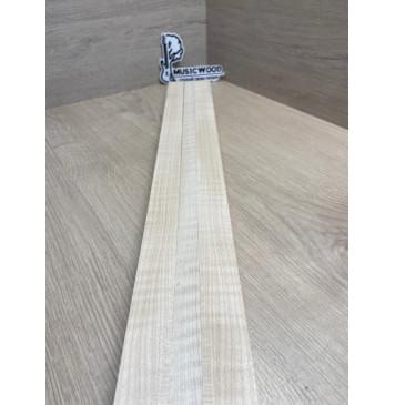 Клён Белый Явор, Волнистый заготовка грифа для безголовой гитары Радиал ААА Волна АА 25.5х(29-17.5-29)х625 мм, из 3х частей-9