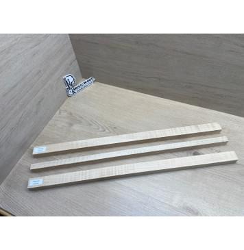 Клён Белый Явор, Волнистый заготовка грифа для безголовой гитары Радиал ААА Волна АА 25.5х(29-17.5-29)х625 мм, из 3х частей-13