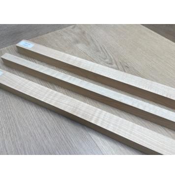 Клён Белый Явор, Волнистый заготовка грифа для безголовой гитары Радиал ААА Волна АА 25.5х(29-17.5-29)х625 мм, из 3х частей-11