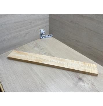 Клён Белый Явор, Волнистый заготовка грифа для безголовой гитары Радиал ААА Волна АА 25.5х(29-17.5-29)х625 мм, из 3х частей-15