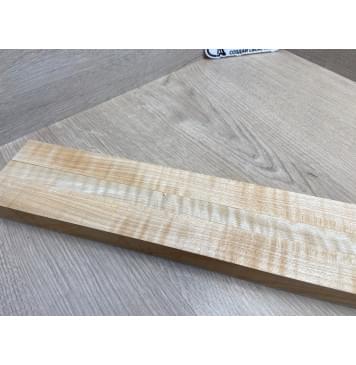 Клён Белый Явор, Волнистый заготовка грифа для безголовой гитары Радиал ААА Волна АА 25.5х(29-17.5-29)х625 мм, из 3х частей-16