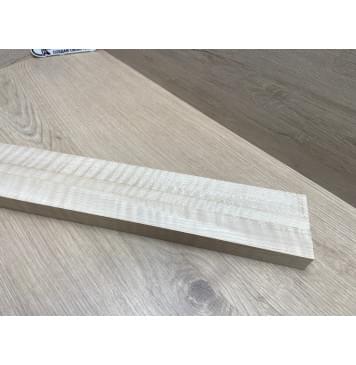 Клён Белый Явор, Волнистый заготовка грифа для безголовой гитары Радиал ААА Волна ААА 25.5х(30-13-30)х612 мм, из 3х частей-4