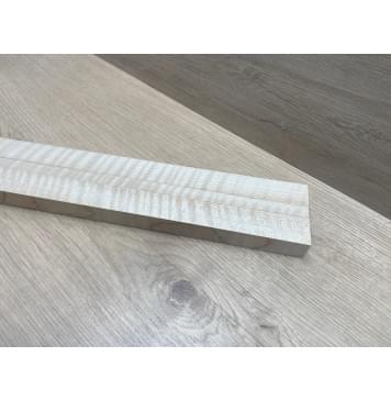 Клён Белый Явор, Волнистый заготовка грифа для безголовой гитары Радиал ААА Волна ААА 25х(28-12.5-28)х615 мм, из 3х частей-3