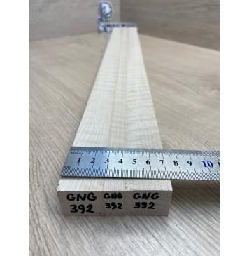 Клён Белый Явор, Волнистый заготовка грифа для безголовой гитары Радиал ААА Волна ААА 25х(28-12.5-28)х615 мм, из 3х частей-4