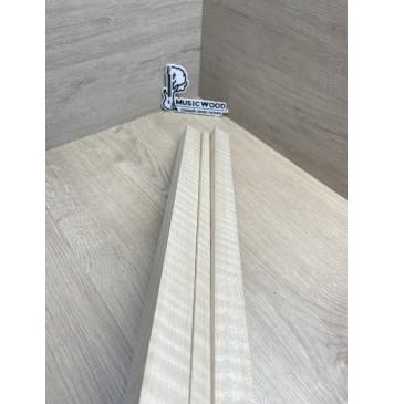 Клён Белый Явор, Волнистый заготовка грифа для безголовой гитары Радиал ААА Волна ААА 25х(28-12.5-28)х615 мм, из 3х частей-9