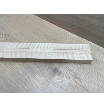 Клён Белый Явор, Волнистый заготовка грифа для безголовой гитары Радиал ААА Волна ААА 25х(28-12.5-28)х615 мм, из 3х частей-16