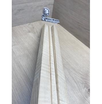 Клён Белый Явор, Волнистый заготовка грифа для безголовой гитары Радиал ААА Волна ААА 26х(30-14-30)х620 мм, из 3х частей-5