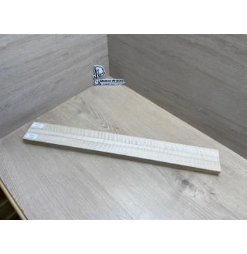 Клён Белый Явор, Волнистый заготовка грифа для безголовой гитары Радиал ААА Волна ААА 26х(30-14-30)х620 мм, из 3х частей-16