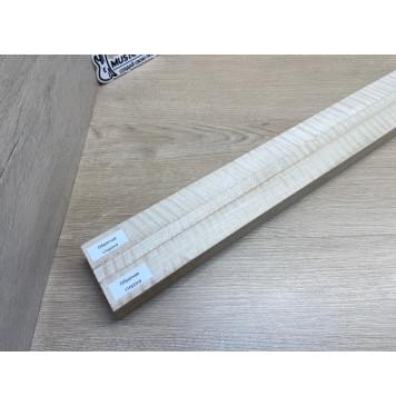 Клён Белый Явор, Волнистый заготовка грифа для безголовой гитары Радиал ААА Волна ААА 26х(30-14-30)х620 мм, из 3х частей-15