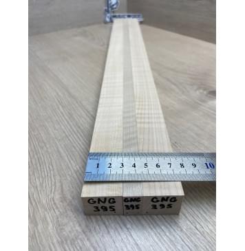 Клён Белый Явор, Волнистый заготовка грифа для безголовой гитары Радиал АА Волна АА 26х(29-13.5-29)х618 мм, из 3х частей-7