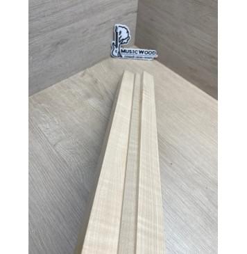 Клён Белый Явор, Волнистый заготовка грифа для безголовой гитары Радиал АА Волна АА 26х(29-13.5-29)х618 мм, из 3х частей-8