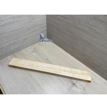 Клён Белый Явор, Волнистый заготовка грифа для безголовой гитары Радиал АА Волна АА 26х(29-13.5-29)х618 мм, из 3х частей-0