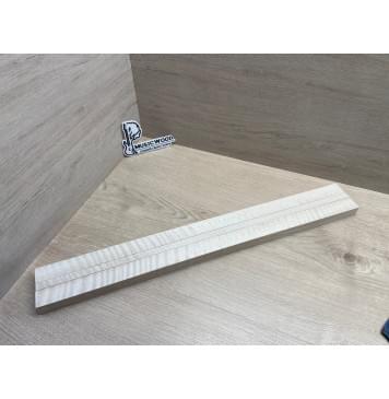 Клён Белый Явор, Волнистый заготовка грифа для безголовой гитары Радиал АА Волна ААА 24.5х(29-13-29)х615 мм, из 3х частей-4