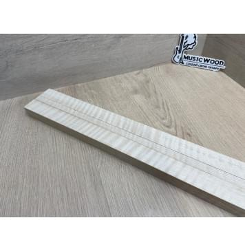 Клён Белый Явор, Волнистый заготовка грифа для безголовой гитары Радиал АА Волна ААА 24.5х(29-13-29)х615 мм, из 3х частей-2