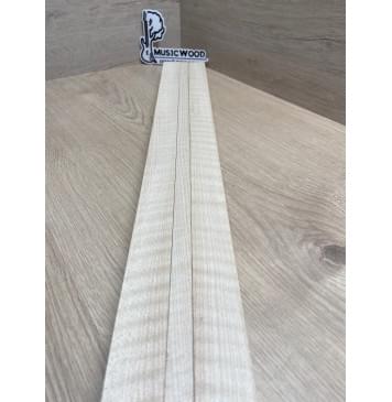 Клён Белый Явор, Волнистый заготовка грифа для безголовой гитары Радиал АА Волна ААА 24.5х(29-13-29)х615 мм, из 3х частей-7