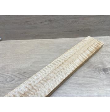 Клён Белый Явор, Волнистый заготовка грифа для безголовой гитары Радиал ААА Волна ААА 25х(29.5-14-29.5)х615 мм, из 3х частей-16