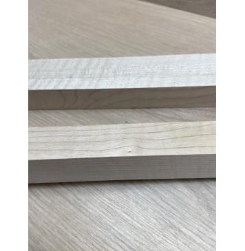 Клён Белый Явор, Волнистый заготовка грифа для безголовой гитары Радиал ААА Волна ААА 26х(27-13-27)х615 мм, из 3х частей-6