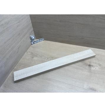 Клён Белый Явор, Волнистый заготовка грифа для безголовой гитары Радиал ААА Волна ААА 26х(27-13-27)х615 мм, из 3х частей-2