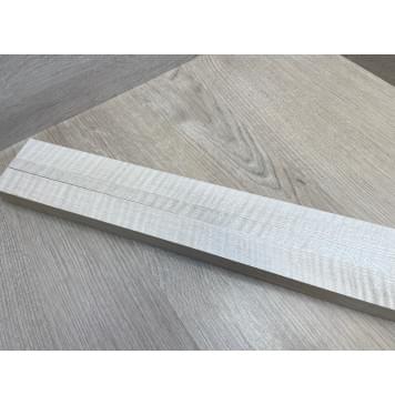 Клён Белый Явор, Волнистый заготовка грифа для безголовой гитары Радиал ААА Волна ААА 26х(27-13-27)х615 мм, из 3х частей-5