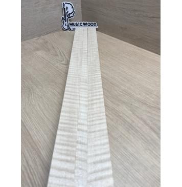 Клён Белый Явор, Волнистый заготовка грифа для безголовой гитары Радиал ААА Волна ААА 26х(27-13-27)х615 мм, из 3х частей-10