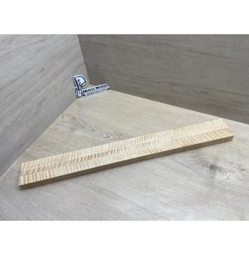 Клён Белый Явор, Волнистый заготовка грифа для безголовой гитары Радиал ААА Волна ААА 26х(27-13-27)х615 мм, из 3х частей-0