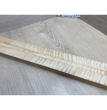 Клён Белый Явор, Волнистый заготовка грифа для безголовой гитары Радиал АА Волна ААА 25х(29-12.5-29)х625 мм, из 3х частей-17