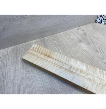 Клён Белый Явор, Волнистый заготовка грифа для безголовой гитары Радиал АА Волна ААА 25х(29-12.5-29)х625 мм, из 3х частей-20