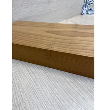 Клён Печёный 180гр заготовка для грифа электрогитары Тангент АА 44,5х115х700 мм-3