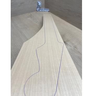 Клён Белый заготовка грифа для электрогитары Радиал А 26х130х725 мм-3