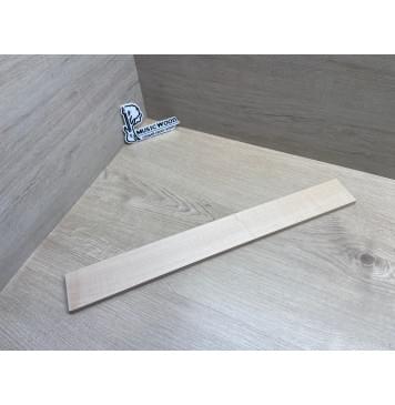 Клён Белый заготовка накладки для электрогитары Радиал А 10х65-59х530 мм-0