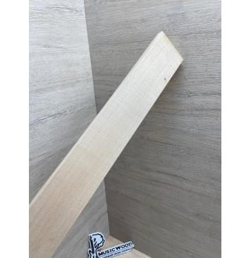 Клён Белый заготовка накладки для электрогитары Радиал А 10х65-59х530 мм-4