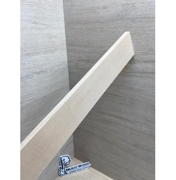 Клён Белый заготовка накладки для электрогитары Радиал А 10х65-59х530 мм-6