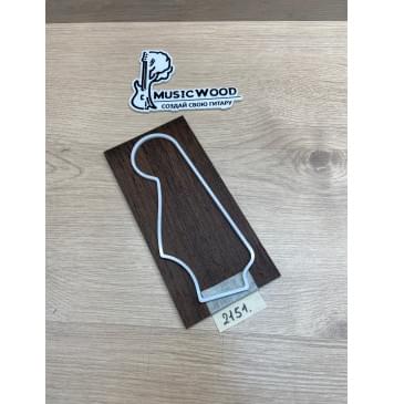 Венге заготовка накладки на головку грифа Радиал АА 4х100х205 мм-0