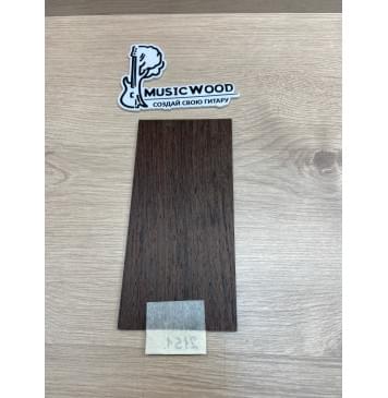 Венге заготовка накладки на головку грифа Радиал АА 4х100х205 мм-1