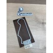 Венге заготовка накладки на головку грифа Радиал АА 4х100х205 мм