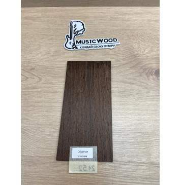 Венге заготовка накладки на головку грифа Радиал АА 4х100х205 мм-1