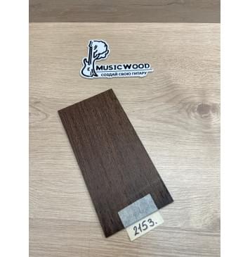 Венге заготовка накладки на головку грифа Радиал АА 4х100х205 мм-3