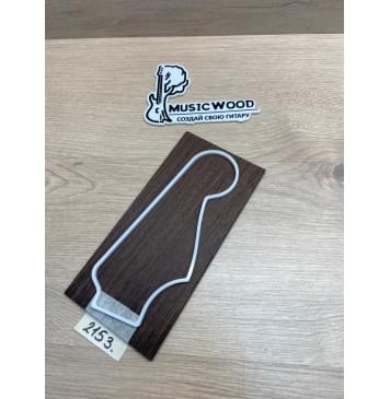 Венге заготовка накладки на головку грифа Радиал АА 4х100х205 мм-0